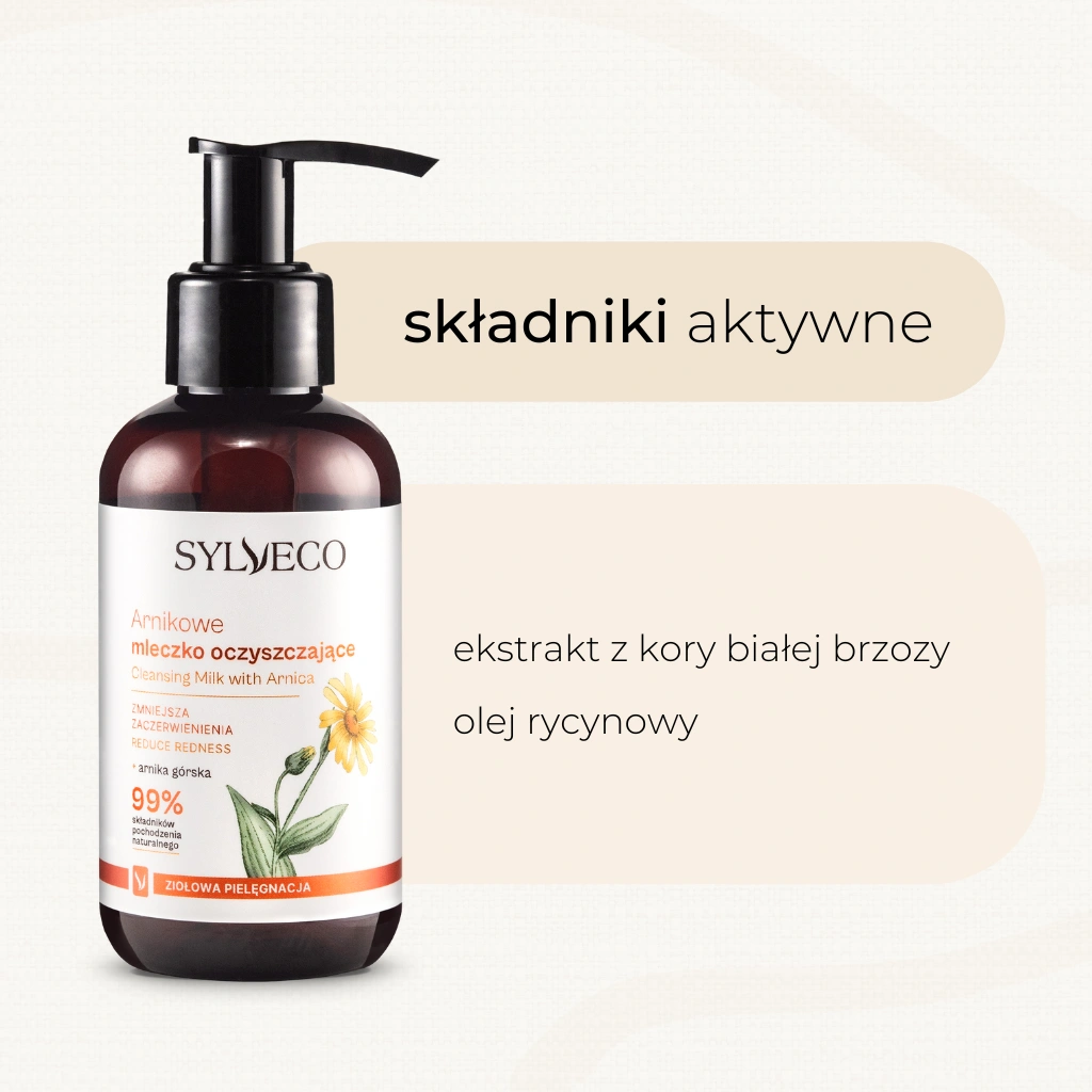 Sylveco Classico Arnica Latte Detergente Viso 150 ml Sensibile