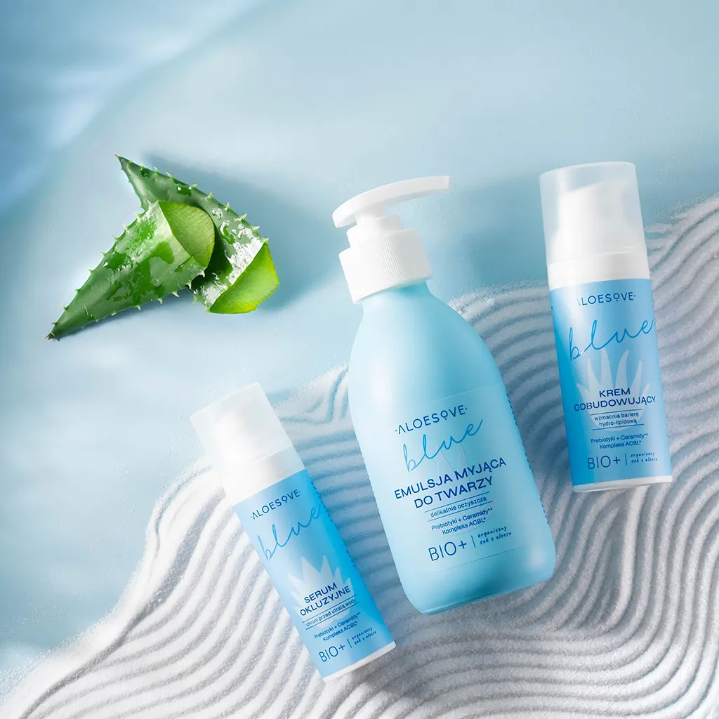 Aloesove Blue emulsione detergente viso delicata