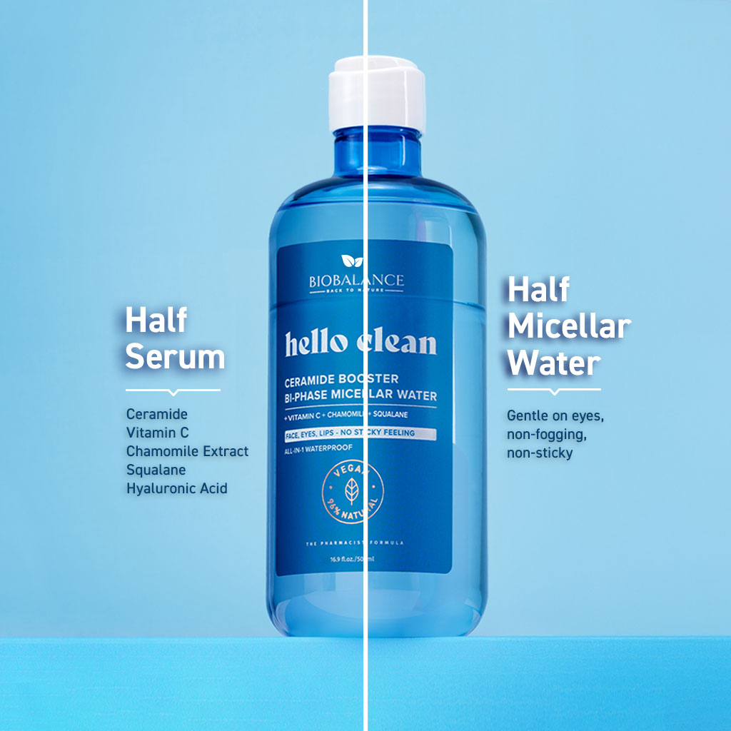 Biobalance Hello Clean Ceramide Booster acqua micellare 500 ml