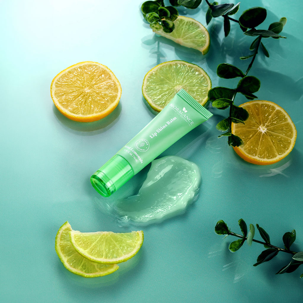 Biobalance Lip Shine Balm Mint Lemonade balsamo labbra 10 ml nutriente