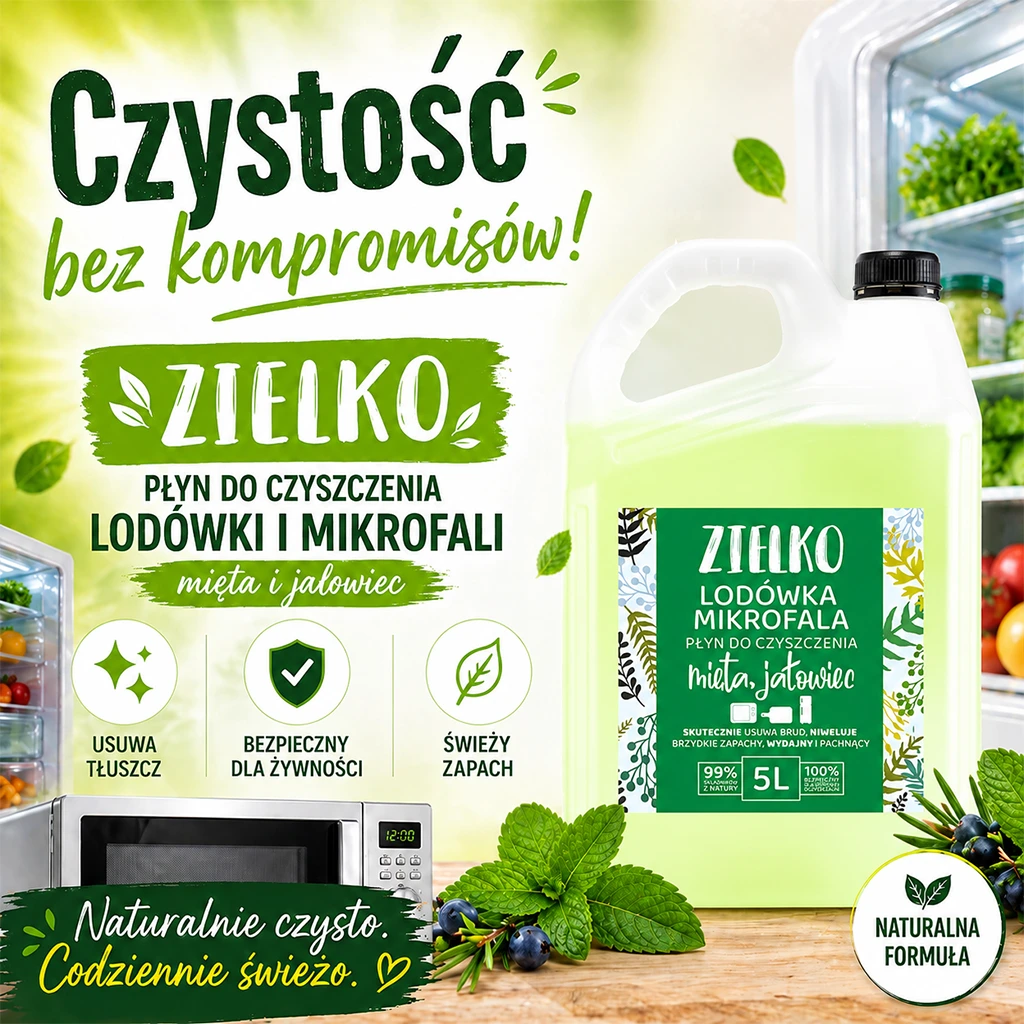 Zielko Menta Ginepro detergente frigo 5 l sgrassante