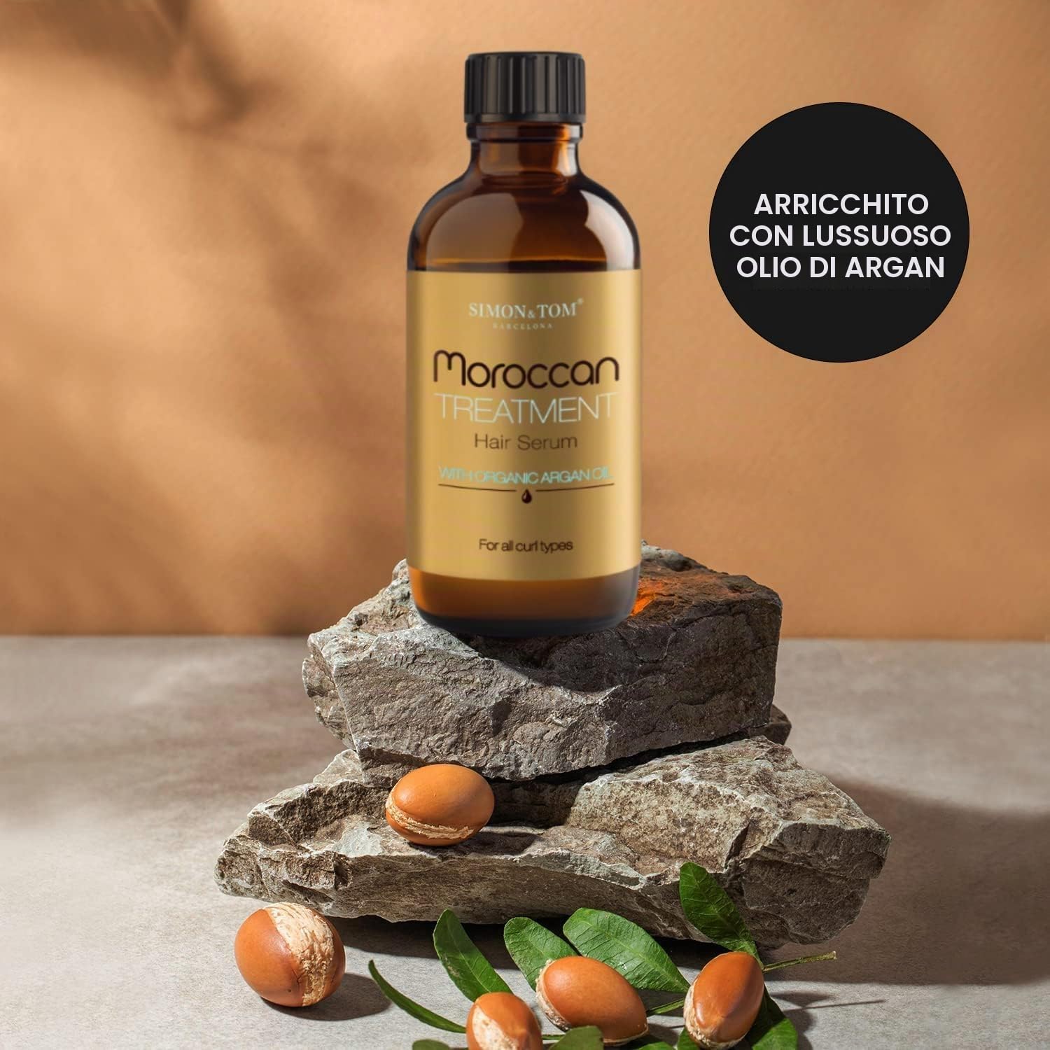 Simon & Tom Moroccan Siero Capelli Argan 100 ml Anticrespo