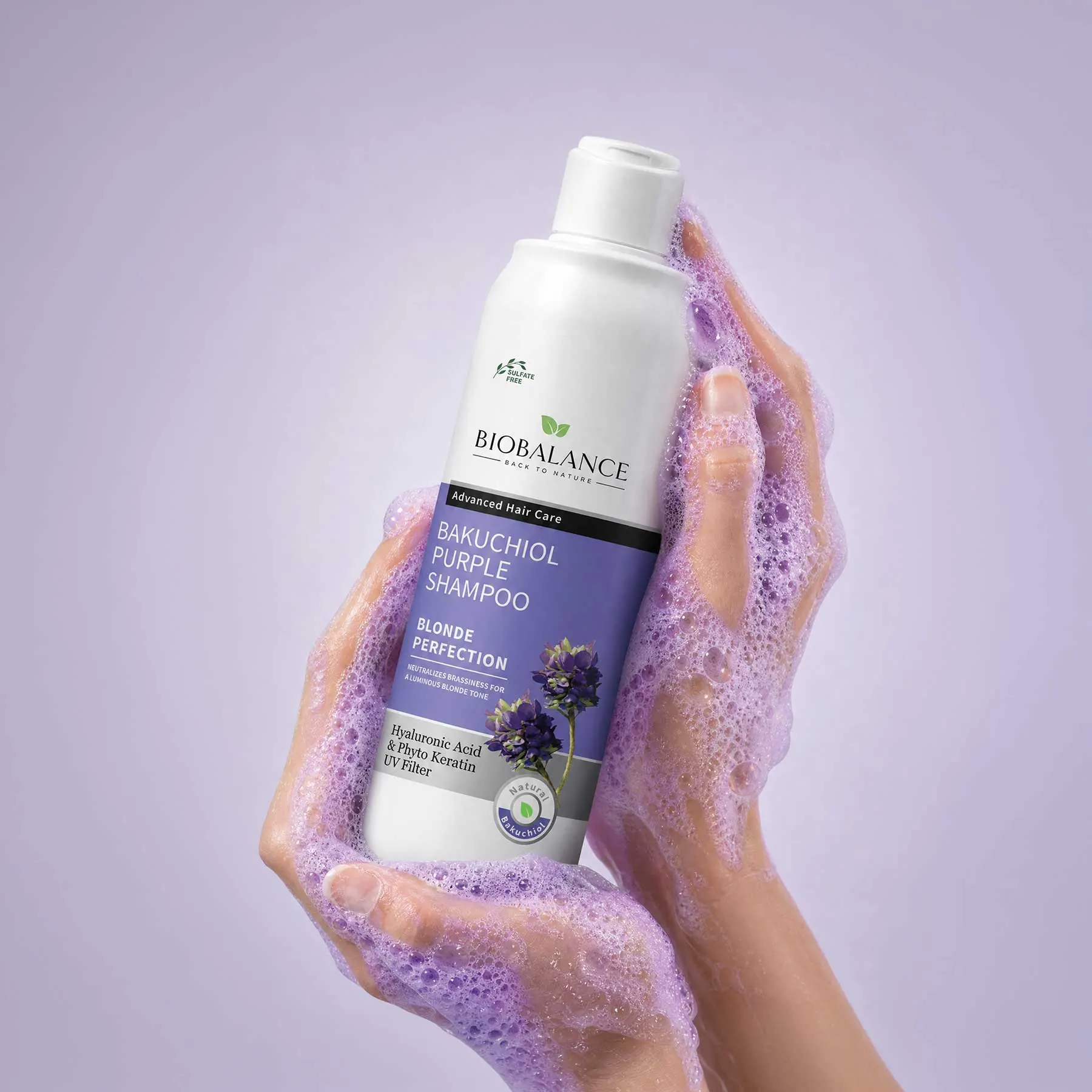 Biobalance Bakuchiol Purple Shampoo 330 ml antigiallo