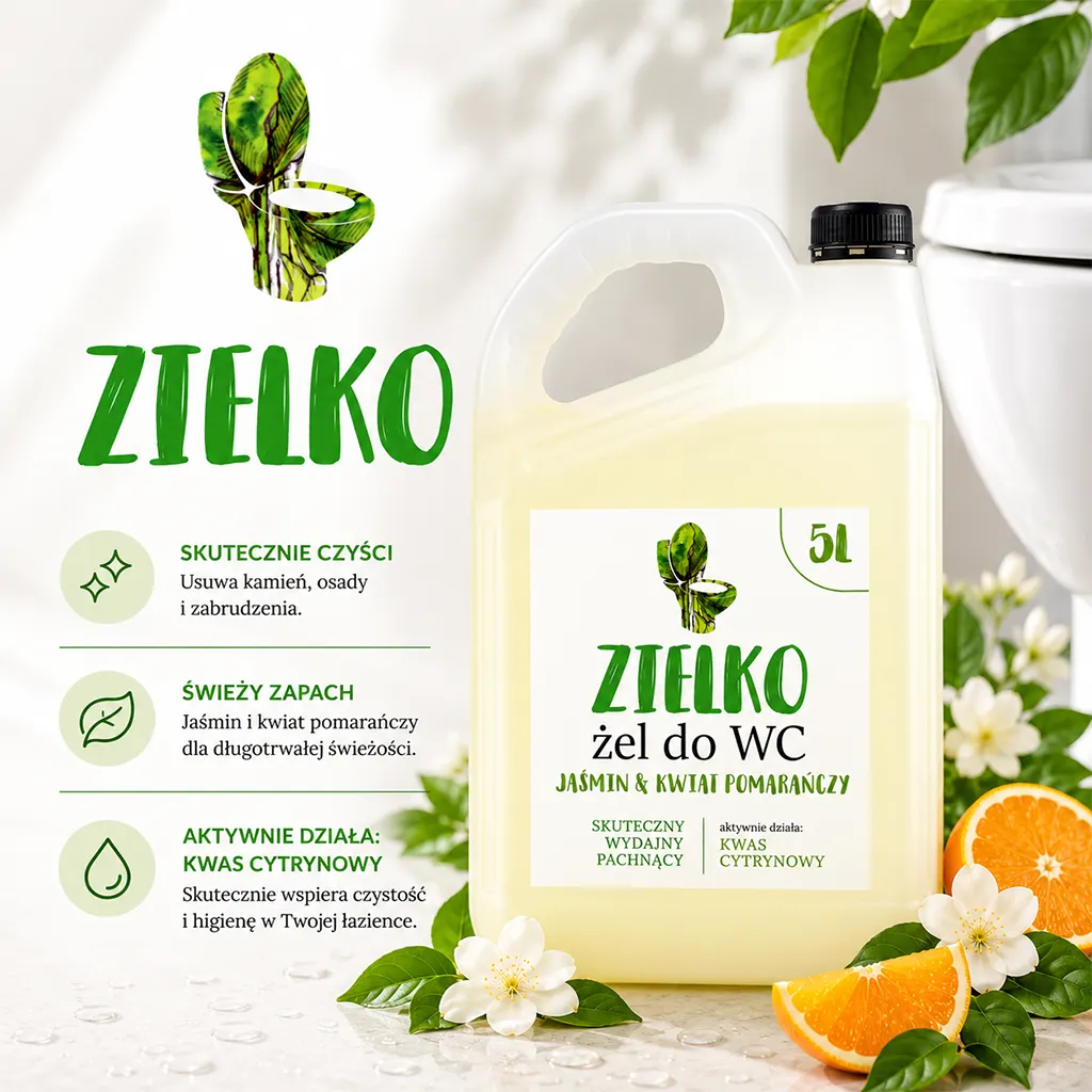 Zielko Gel WC Anticalcare 5 L Naturale