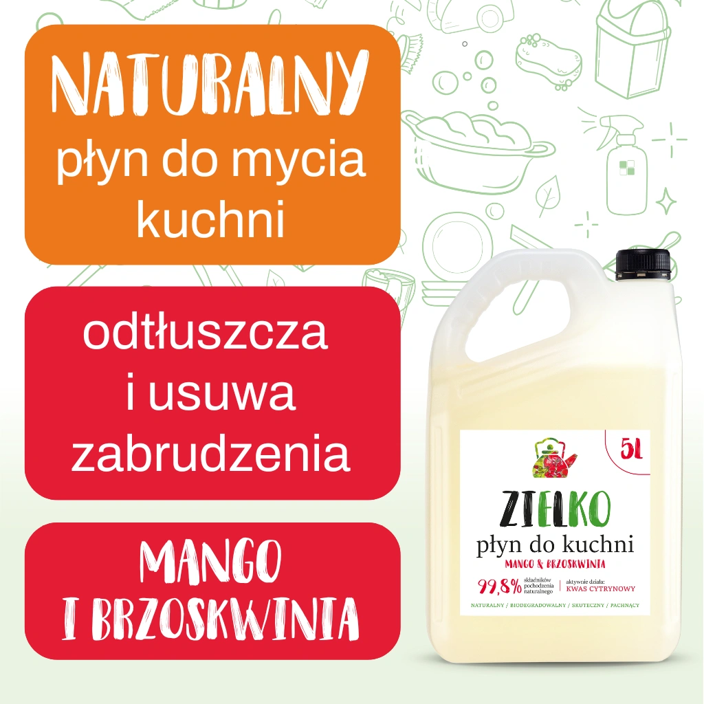 Zielko detergente cucina sgrassatore tanica 5 L ecologico