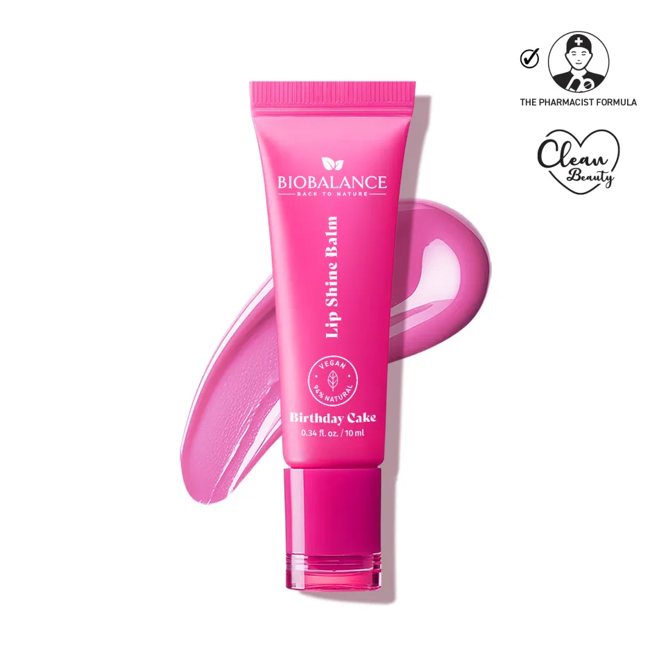 Biobalance Lip Shine Balm Birthday Cake Gloss 10 ml