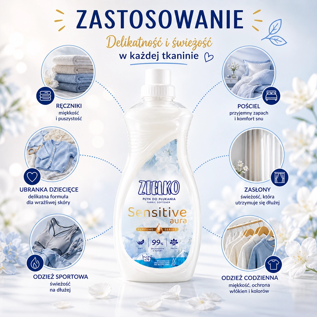Zielko Sensitive Aura ammorbidente delicato floreale