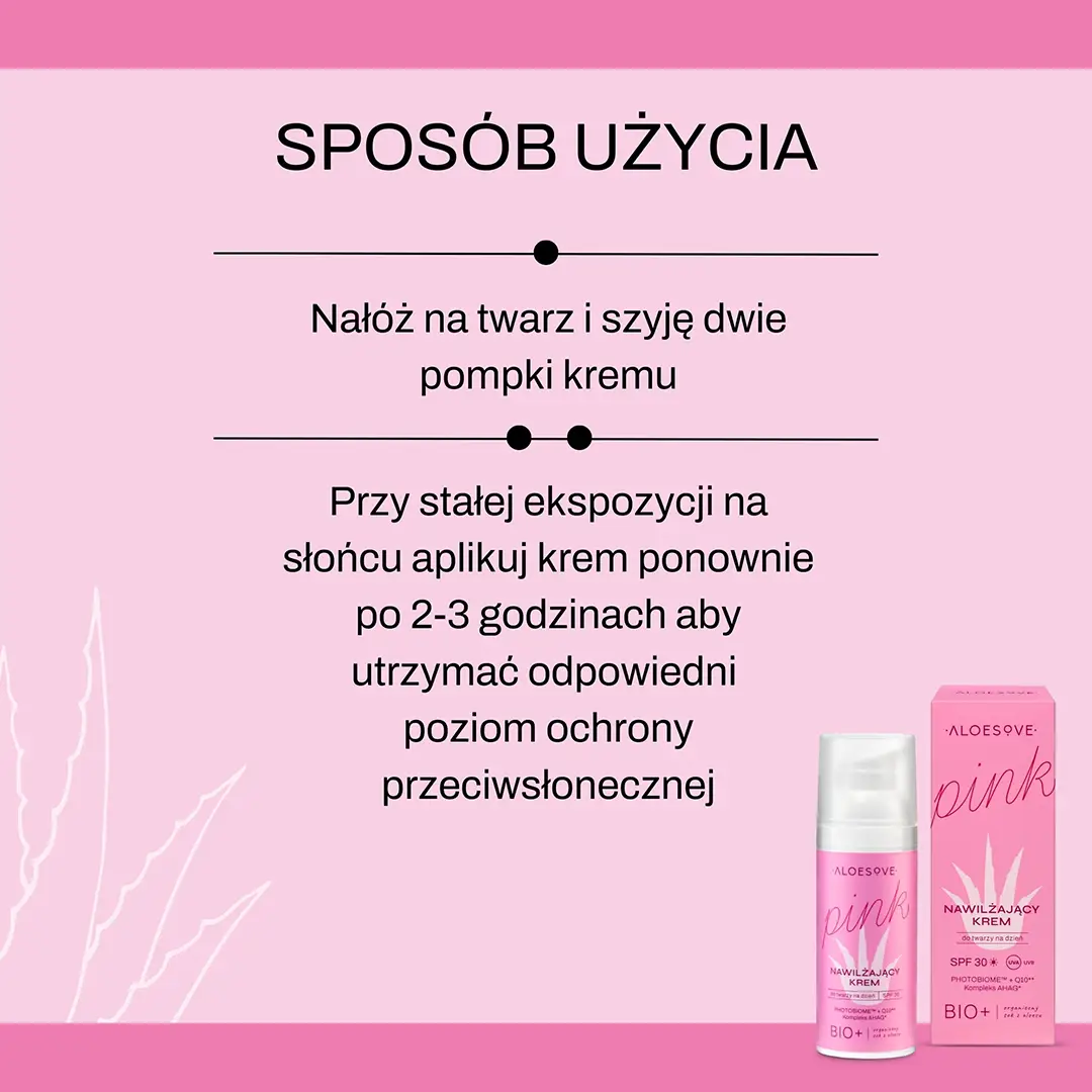 Vianek Aloesove Pink Crema Viso Giorno SPF30 Idratante