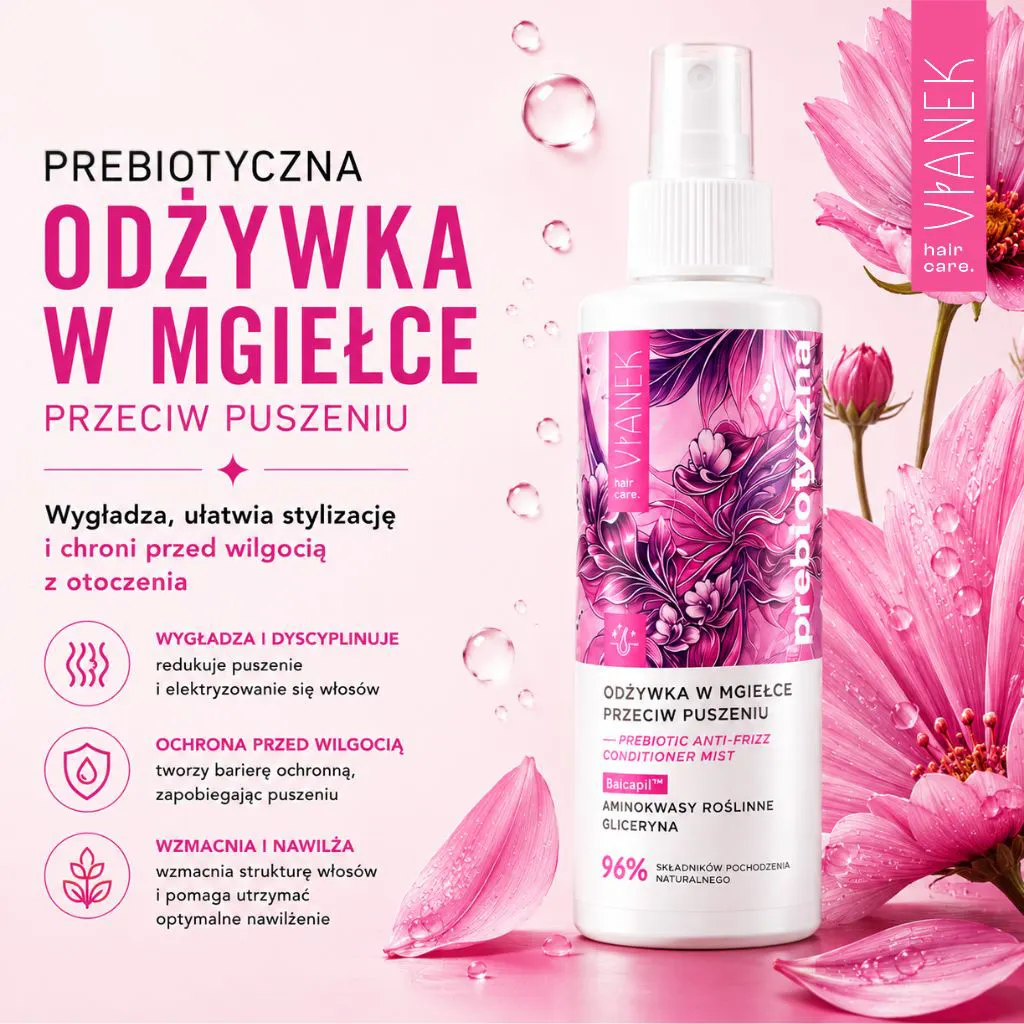 Vianek Prebiotyczny balsamo spray anticrespo senza risciacquo