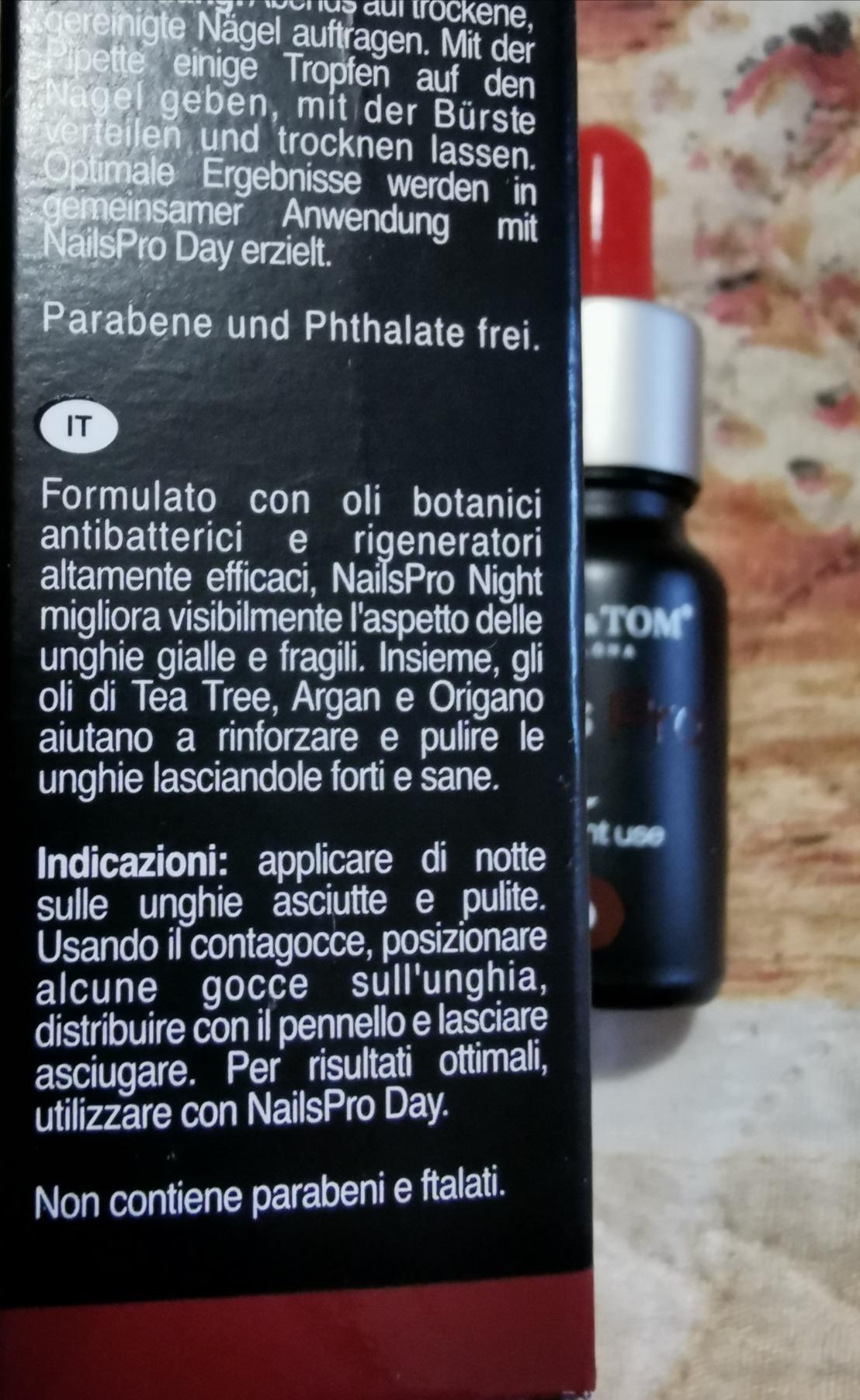 Simon & Tom Nails Pro Night Olio Unghie 10 ml rinforzante