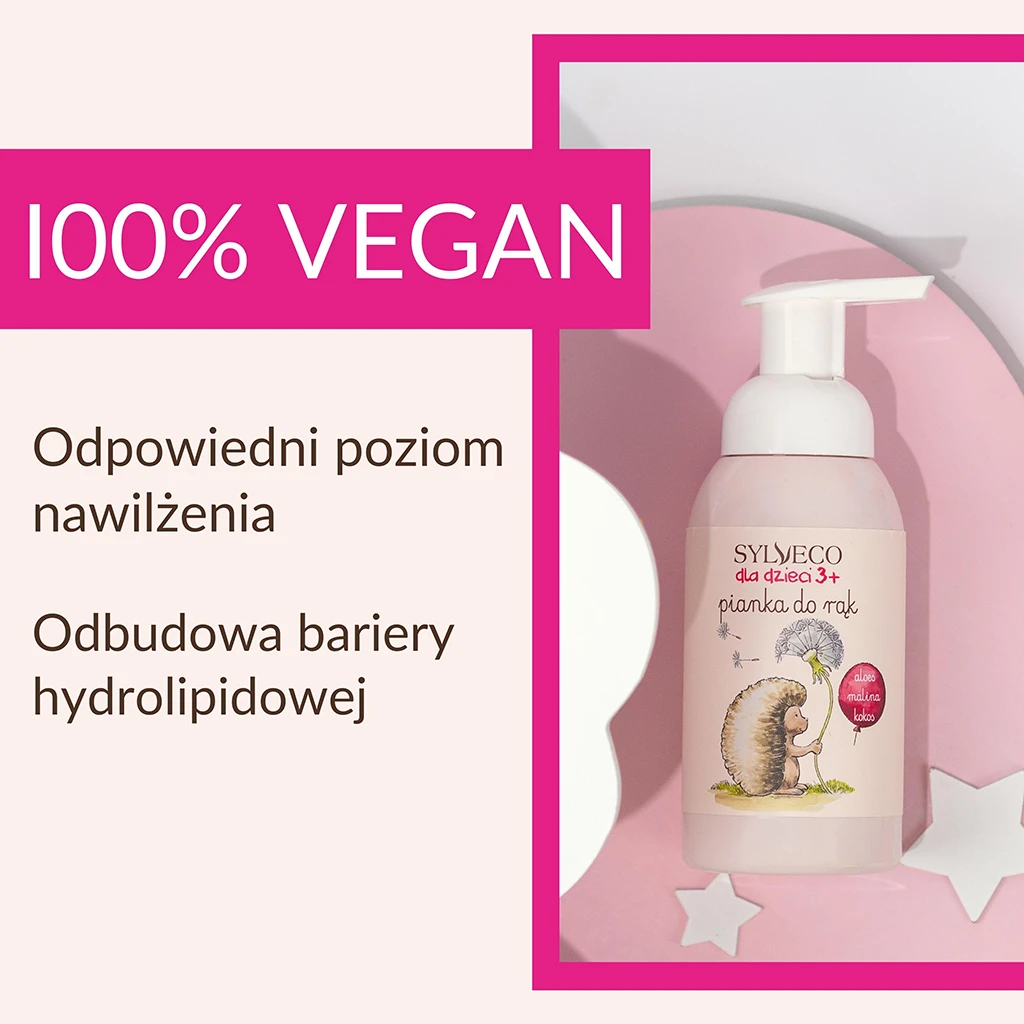 Vianek Sylveco Bimbi 3+ Schiuma Mani Lampone