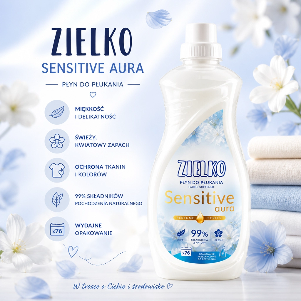 Zielko Sensitive Aura ammorbidente delicato floreale