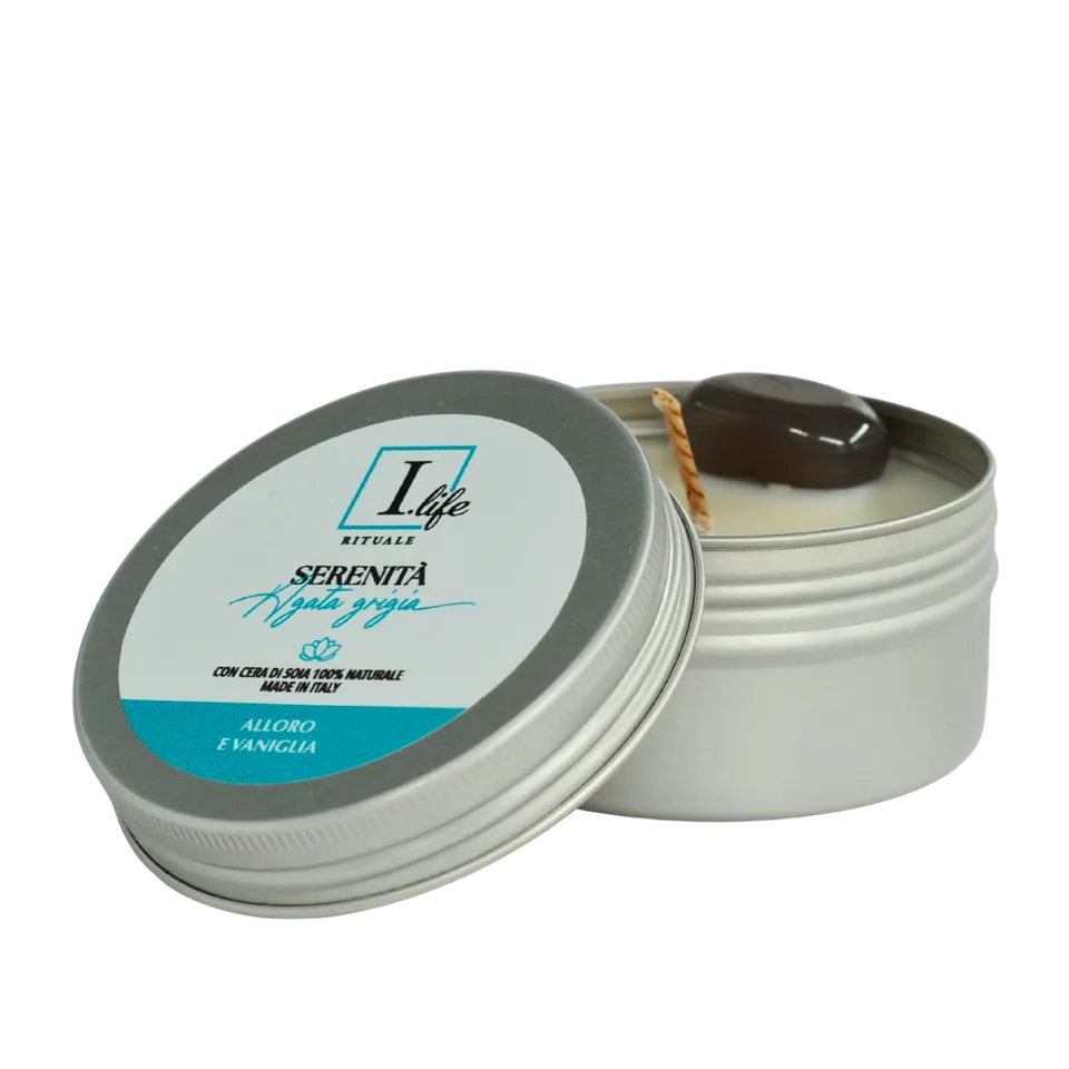 I Life Serenità Candela Tin 100 gr Agata Vaniglia