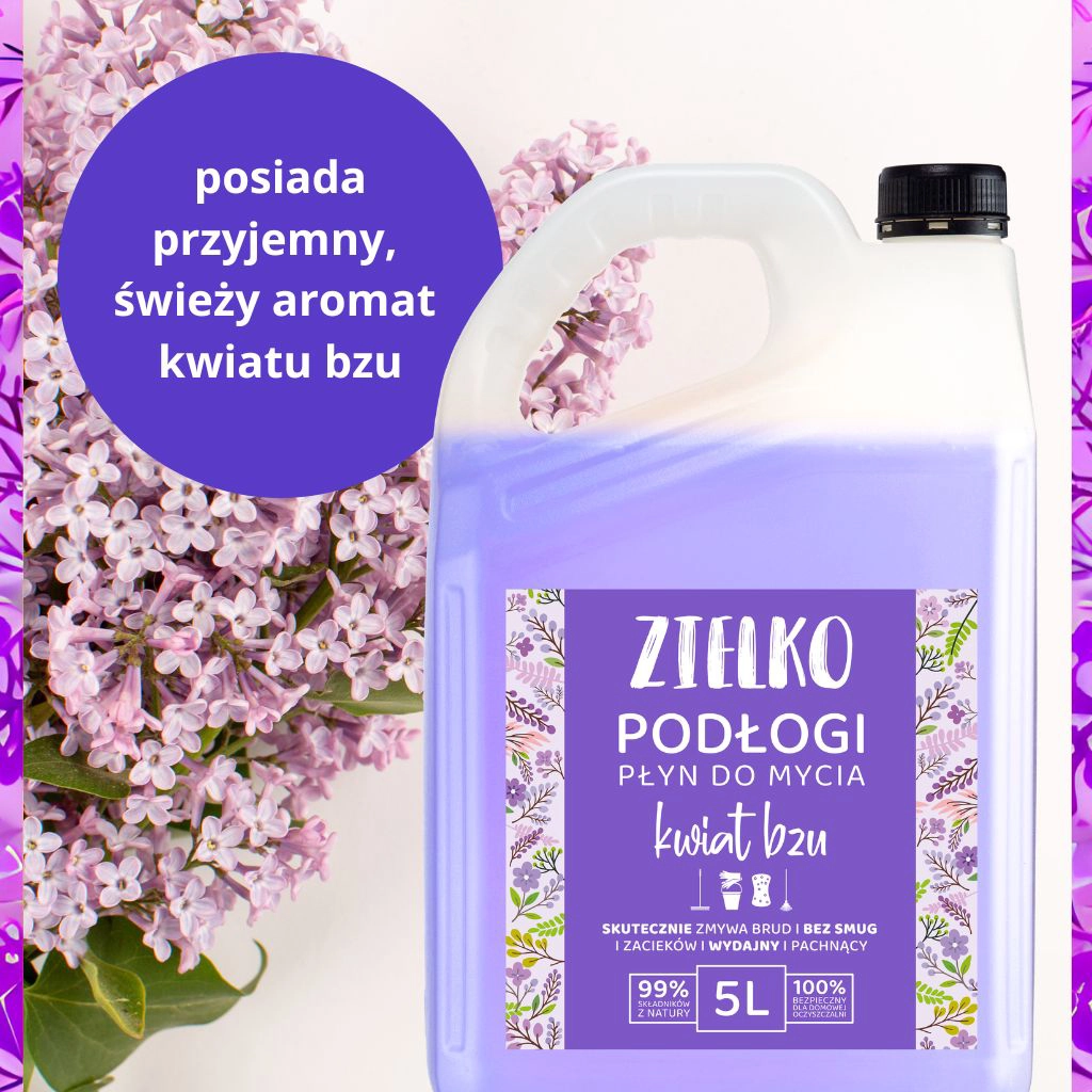 Zielko detergente pavimenti fior di lillà tanica 5 L