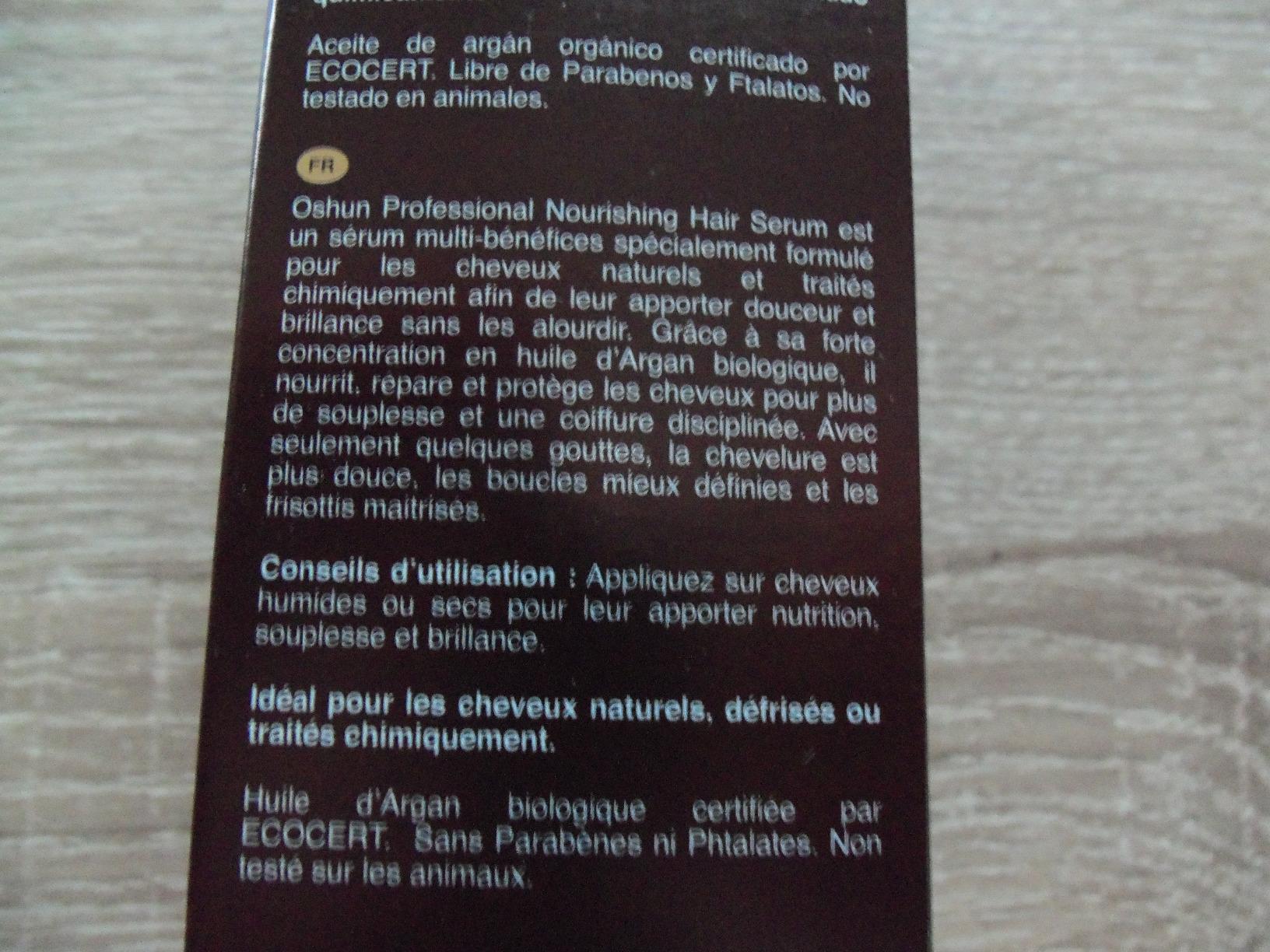 Simon & Tom Oshun Siero Capelli 100ml Olio Argan