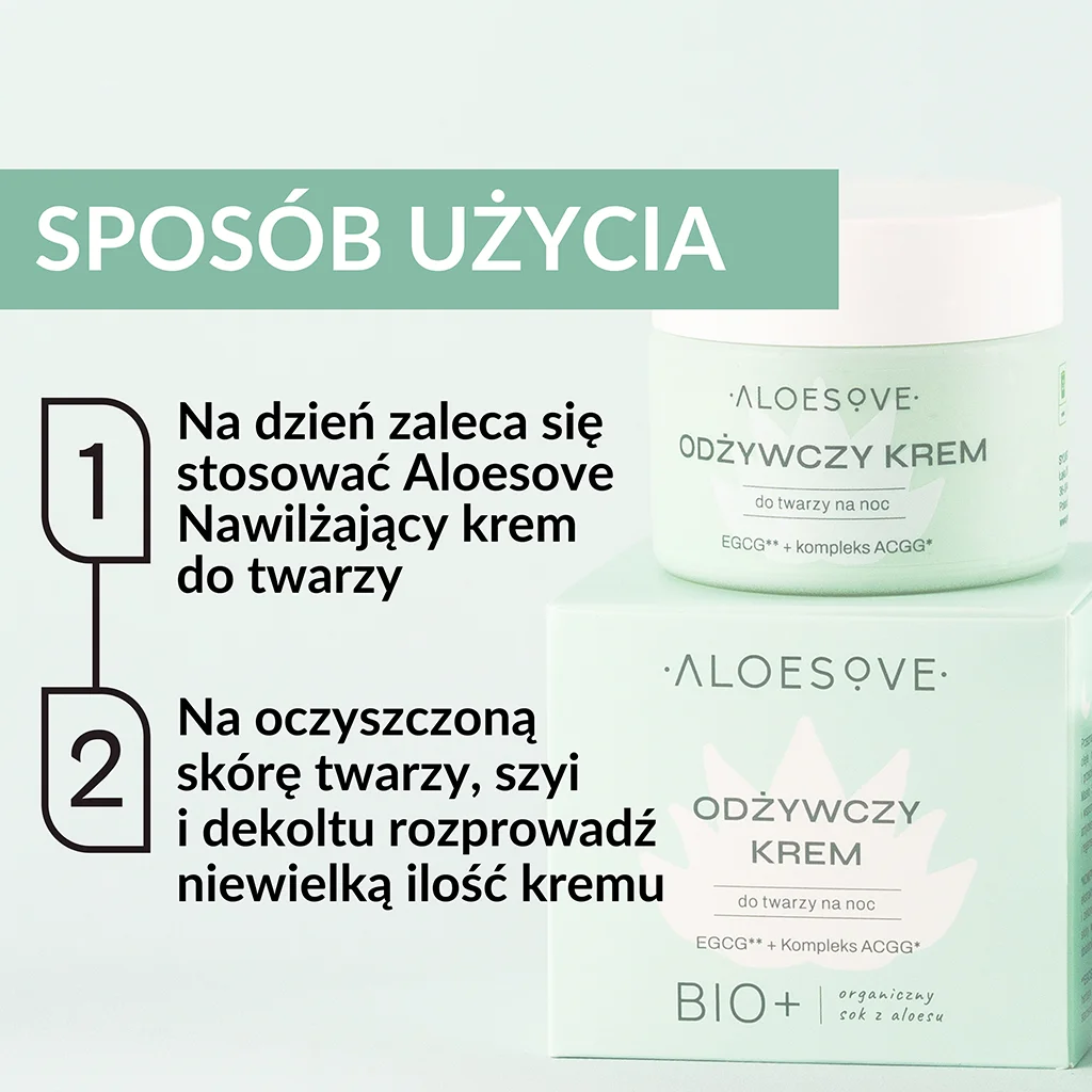Aloesove Crema Viso Notte Nutriente Coenzima Q10
