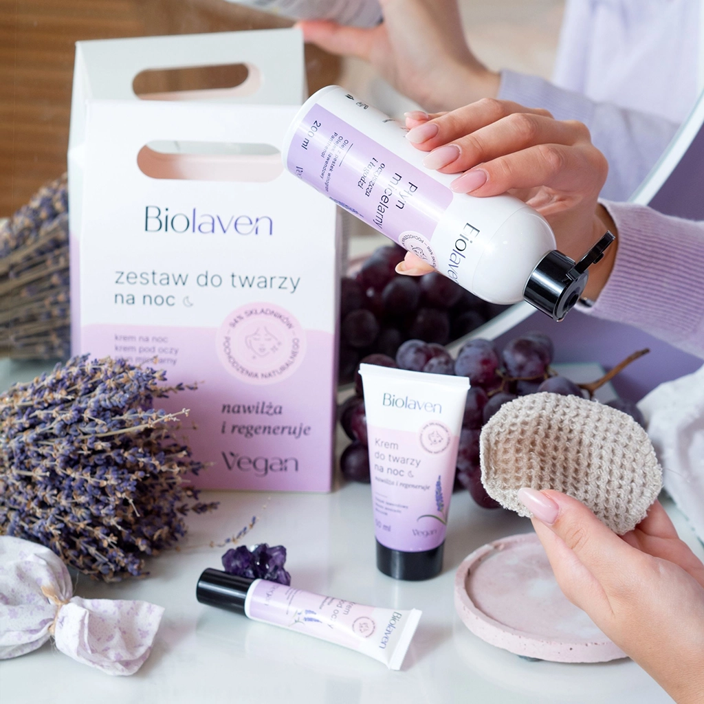 Biolaven Set Viso Notte 3 Pezzi Nutriente da Viaggio