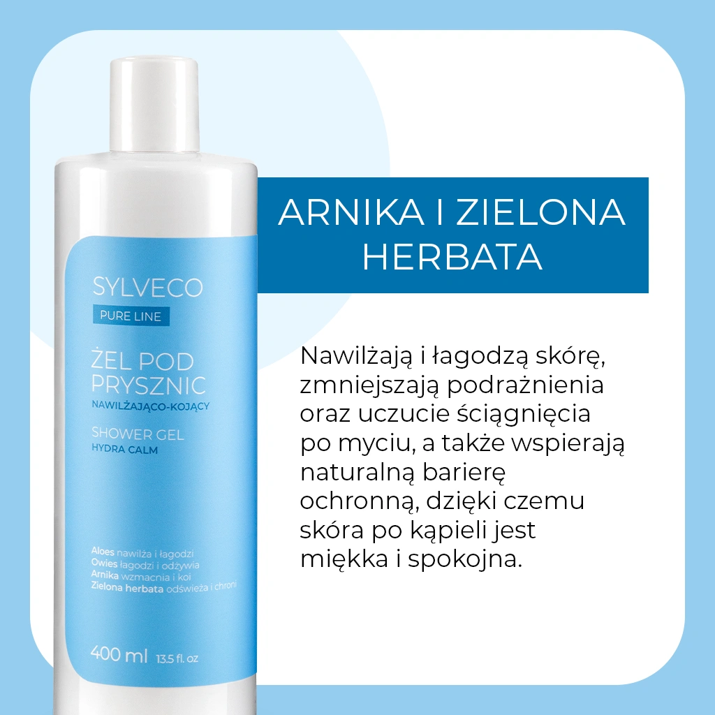 Sylveco Pure Line gel doccia idratante lenitivo pelli sensibili