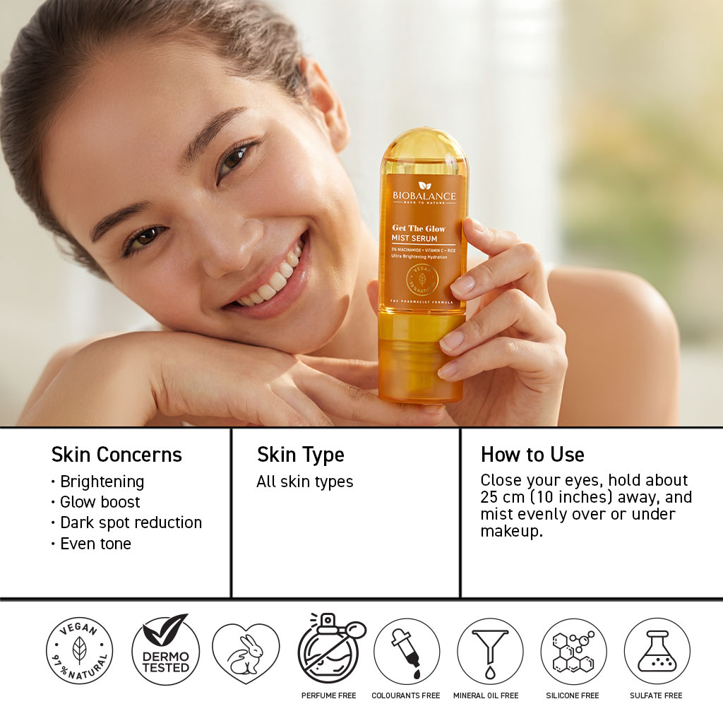 Biobalance Get The Glow mist serum viso 80 ml