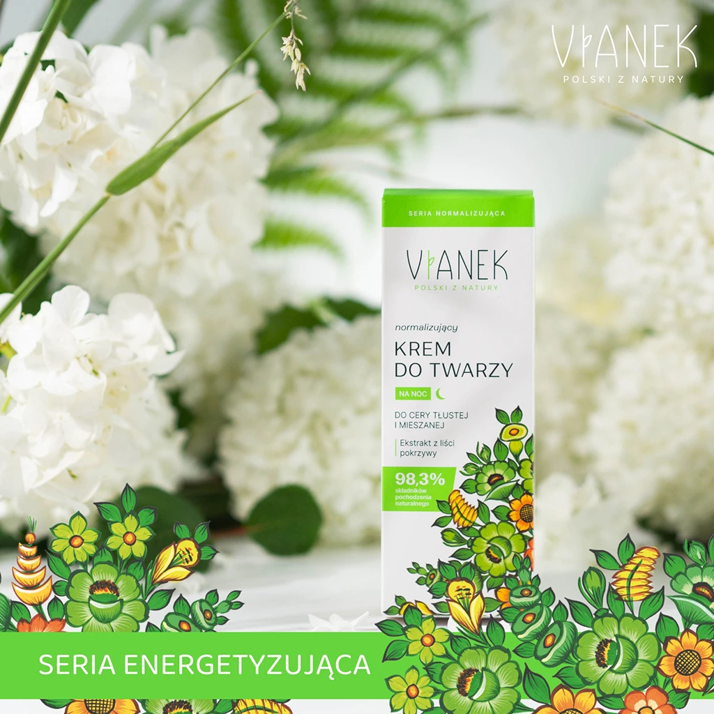 Vianek crema viso giorno normalizzante uva 50 ml