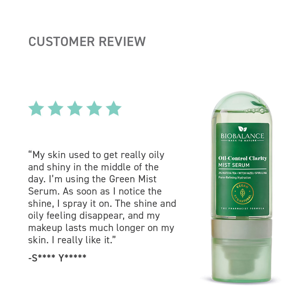 Biobalance Oil-Control Clarity Mist Serum spray 80 ml opacizzante