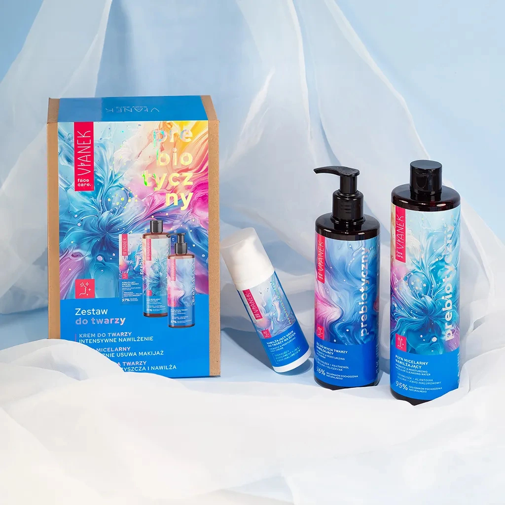 Vianek Prebiotico Set Viso Idratante 3 Pezzi Routine