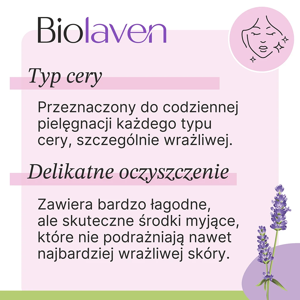 Biolaven Schiuma Detergente Viso 150 ml Lenitiva
