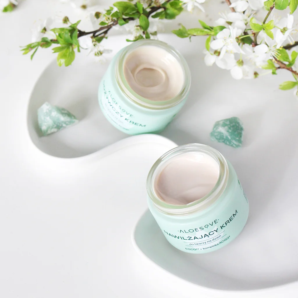 Aloesove crema viso giorno idratante antiossidante trucco