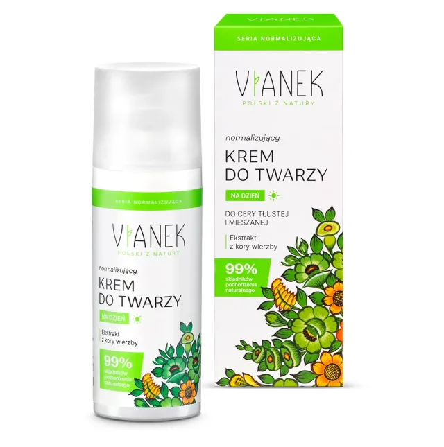 Vianek crema viso giorno normalizzante uva 50 ml