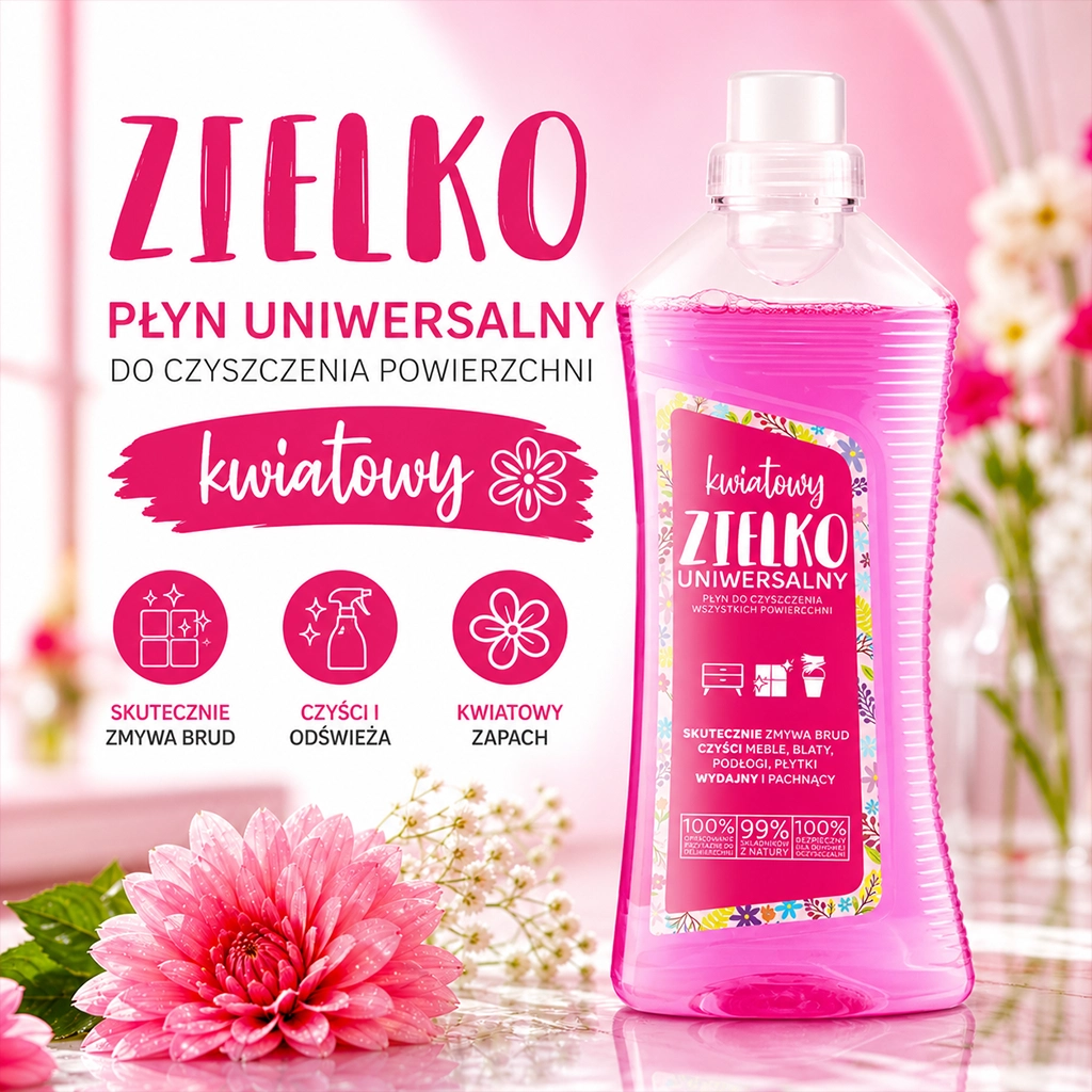 Zielko Universale Detergente Multiuso 1 L Fiori