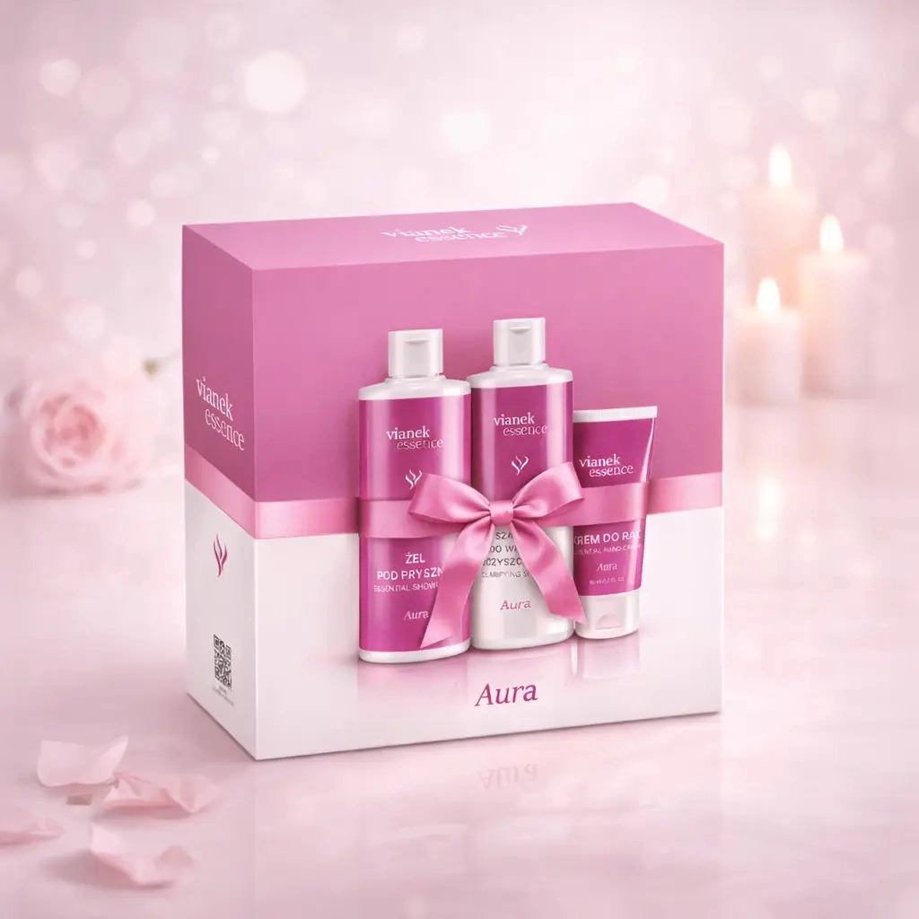 Vianek Essence Aura kit corpo capelli doccia mani