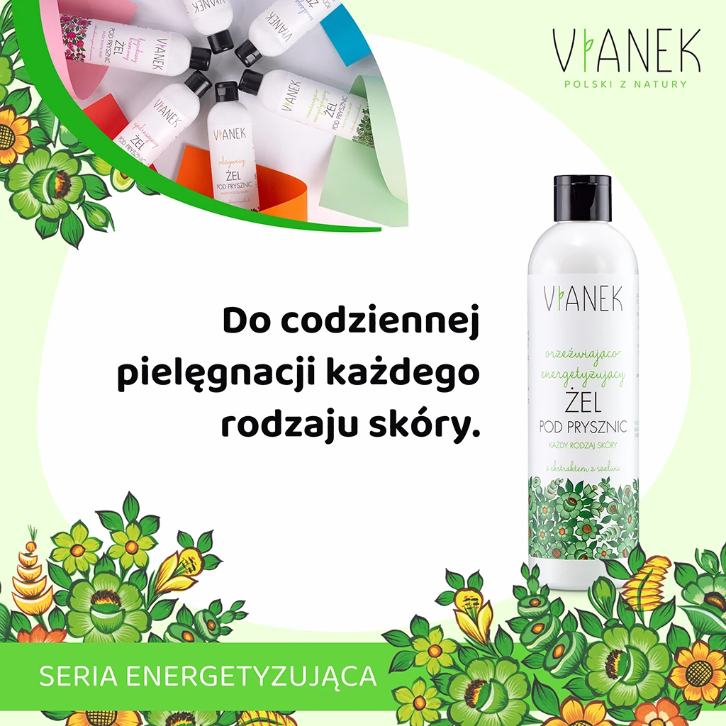 Vianek Classica Gel Doccia Rinfrescante 300 ml Salvia