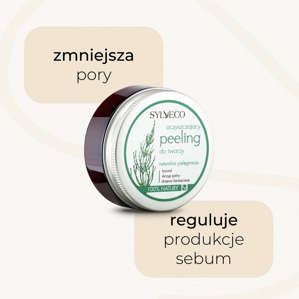 Sylveco Peeling Viso Purificante Pelle Grassa Pori Dilatati