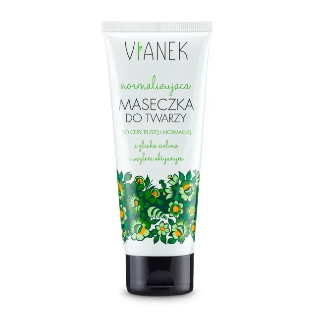 Vianek maschera viso normalizzante 75 ml argilla verde