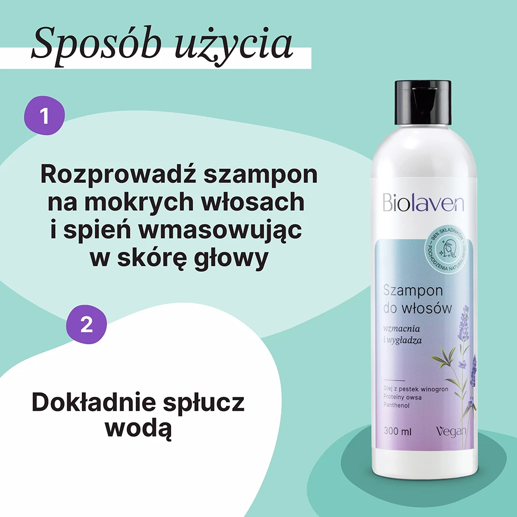 Biolaven Rinforzante Shampoo Capelli 300 ml Uso Quotidiano