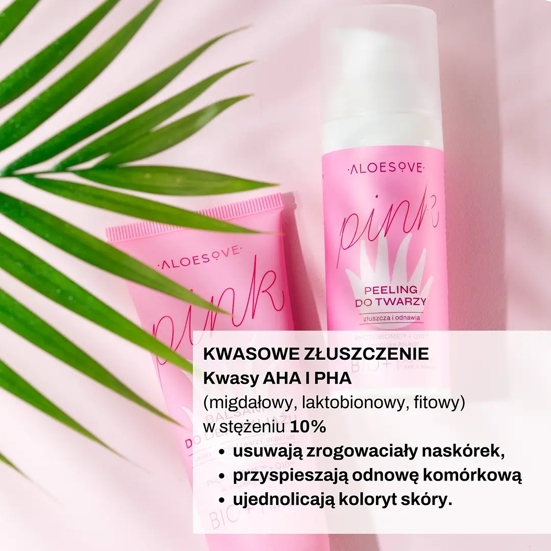 Aloesove Pink peeling viso acido AHA PHA 10%