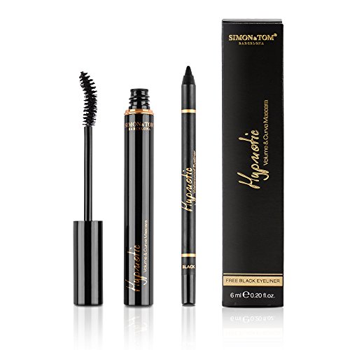 Simon & Tom Hypnotic Mascara Waterproof 7 ml Nero + Eyeliner