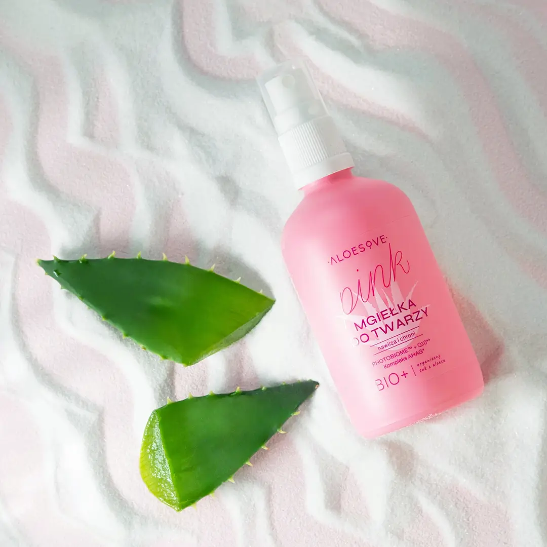 Vianek Aloesove Pink spray viso idratante