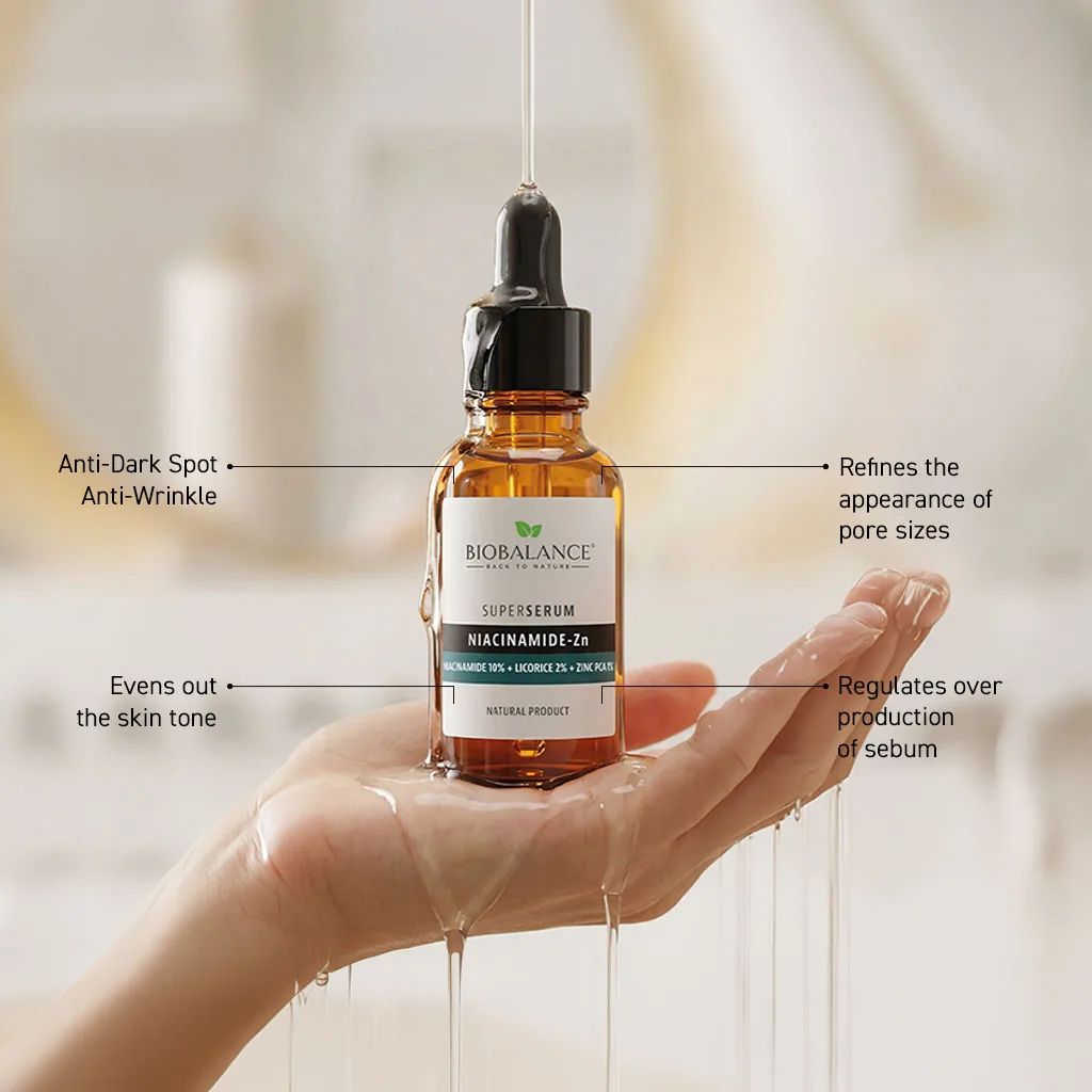 Biobalance Niacinamide-Zn siero viso 30 ml sebo e pori