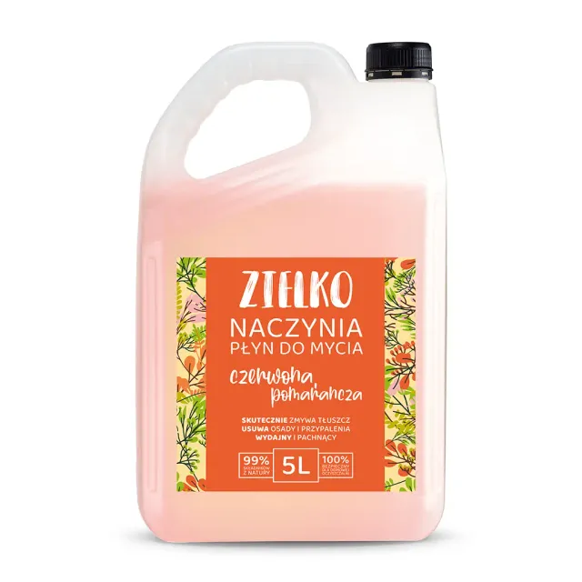Zielko Detersivo Piatti Arancia Rossa 5 L delicato