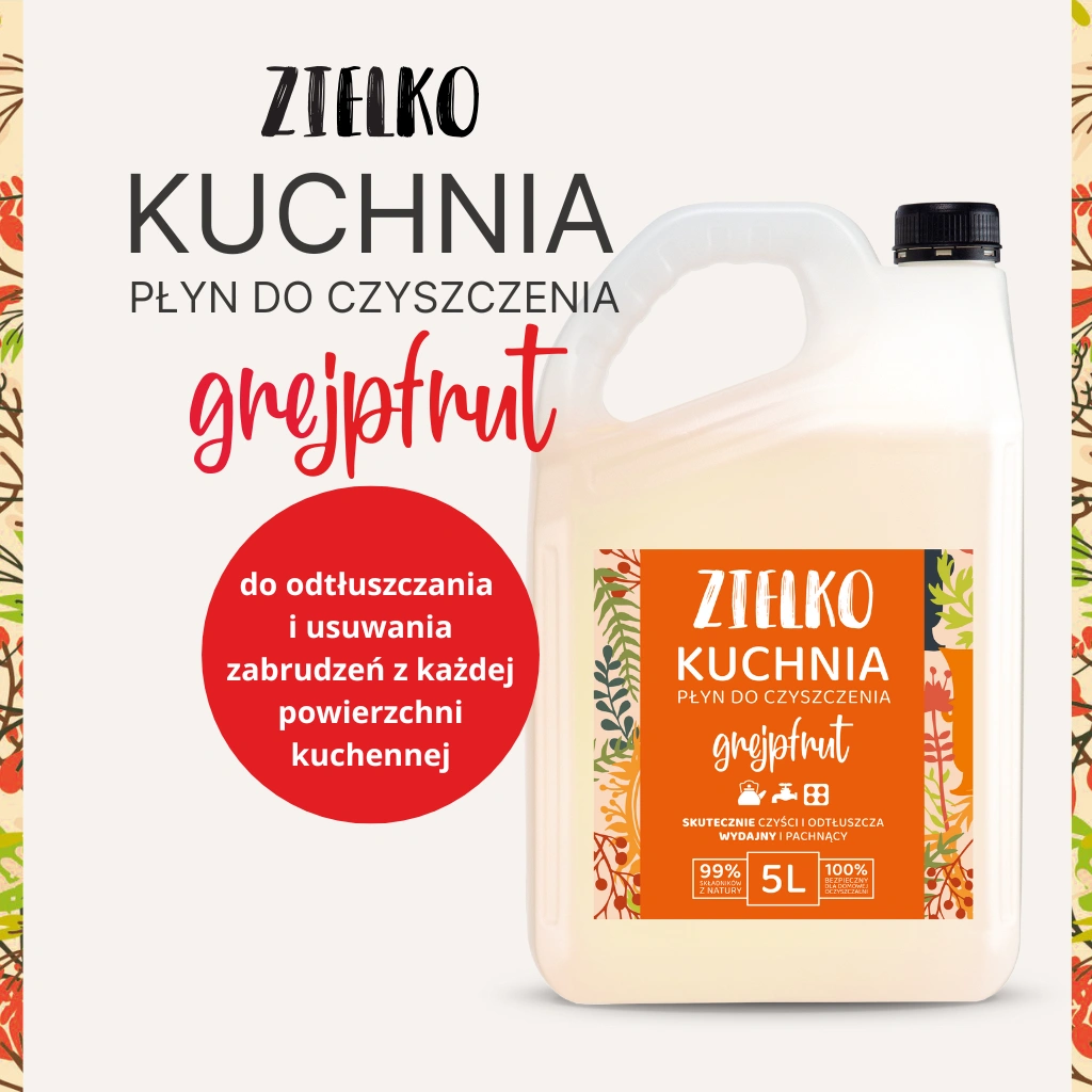 Zielko Pompelmo Detergente Cucina 5l ecologico sgrassante