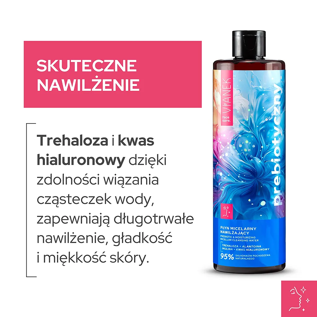 Vianek Prebiotico Acqua Micellare Viso Idratante delicata