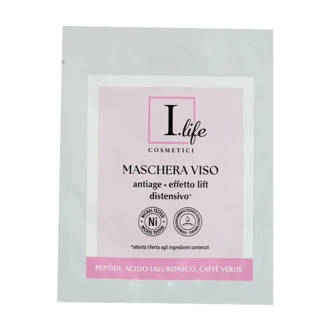 I Life Maschera Viso con Peptide Monouso lift anti-età