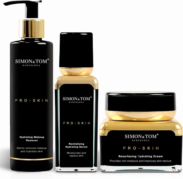 Simon & Tom Pro Skin Kit Pulizia Viso 3 Pezzi Idratante