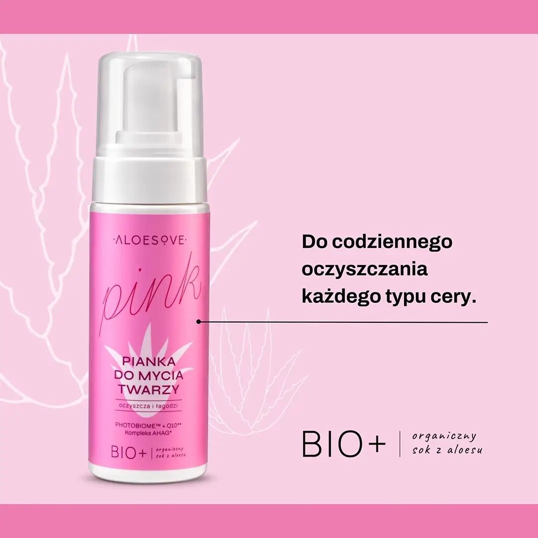 Vianek Aloesove Pink Schiuma Viso Delicata Idratante