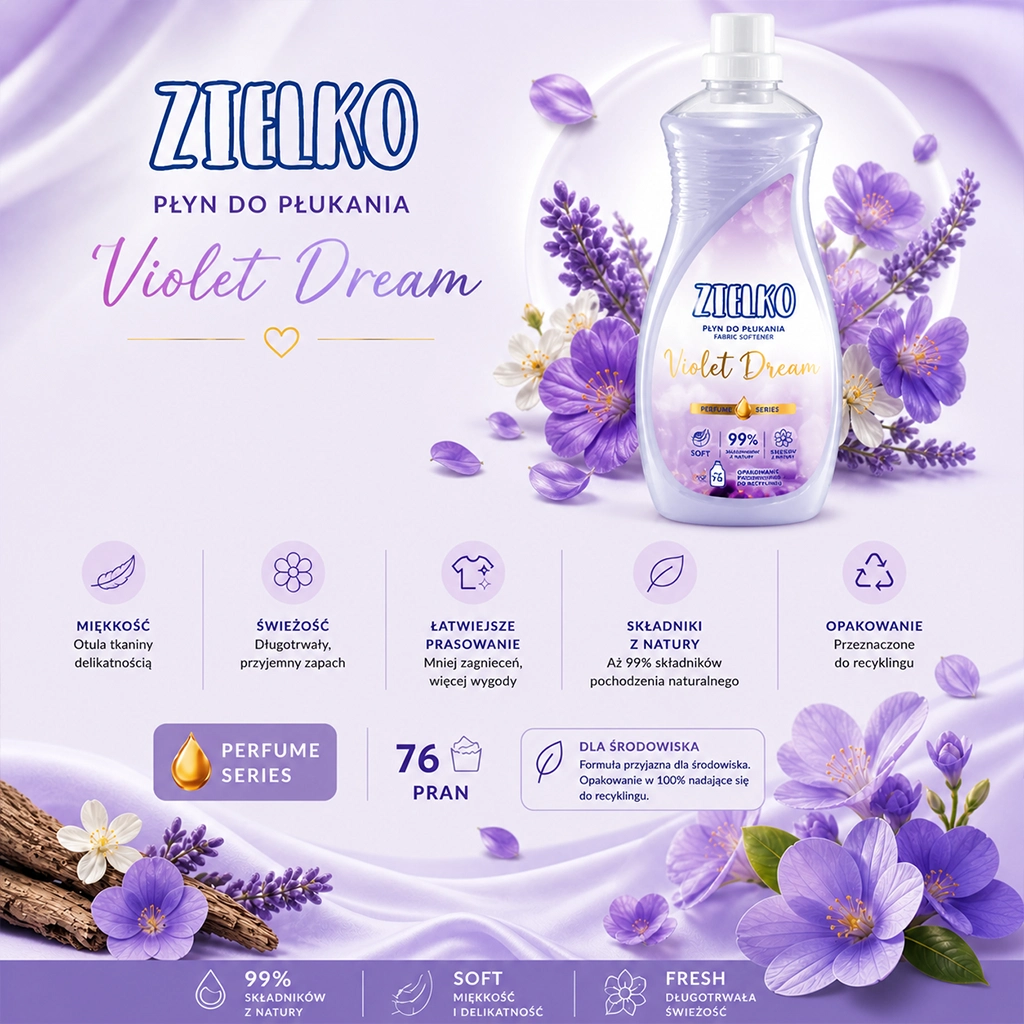 Zielko Violet Dream ammorbidente floreale legnoso