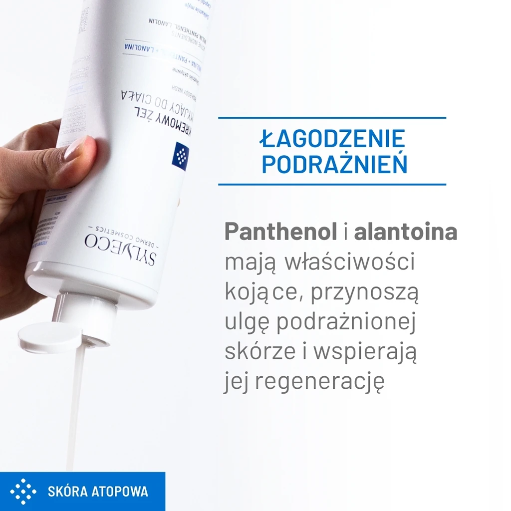 Sylveco Dermo Gel Detergente Corpo Cremoso Lenitivo
