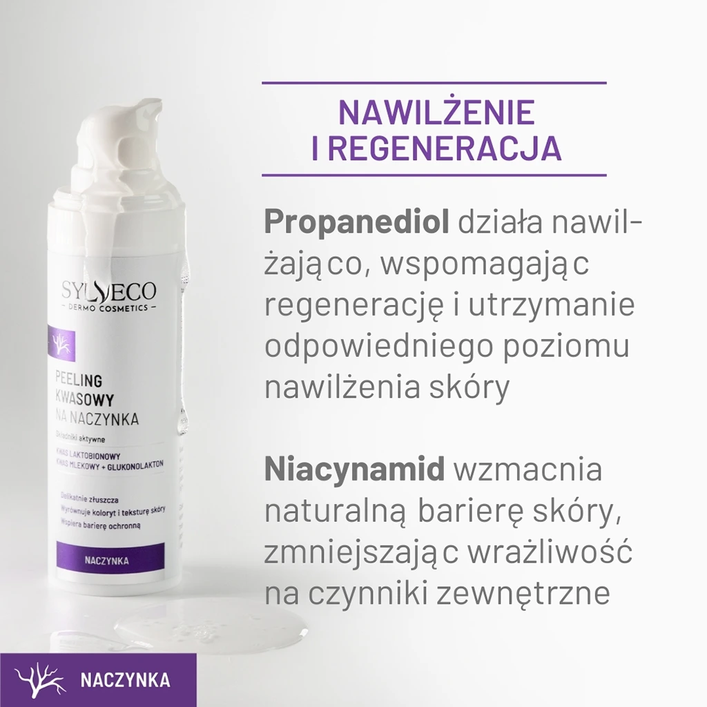 Sylveco Dermo Couperose peeling viso acido delicato