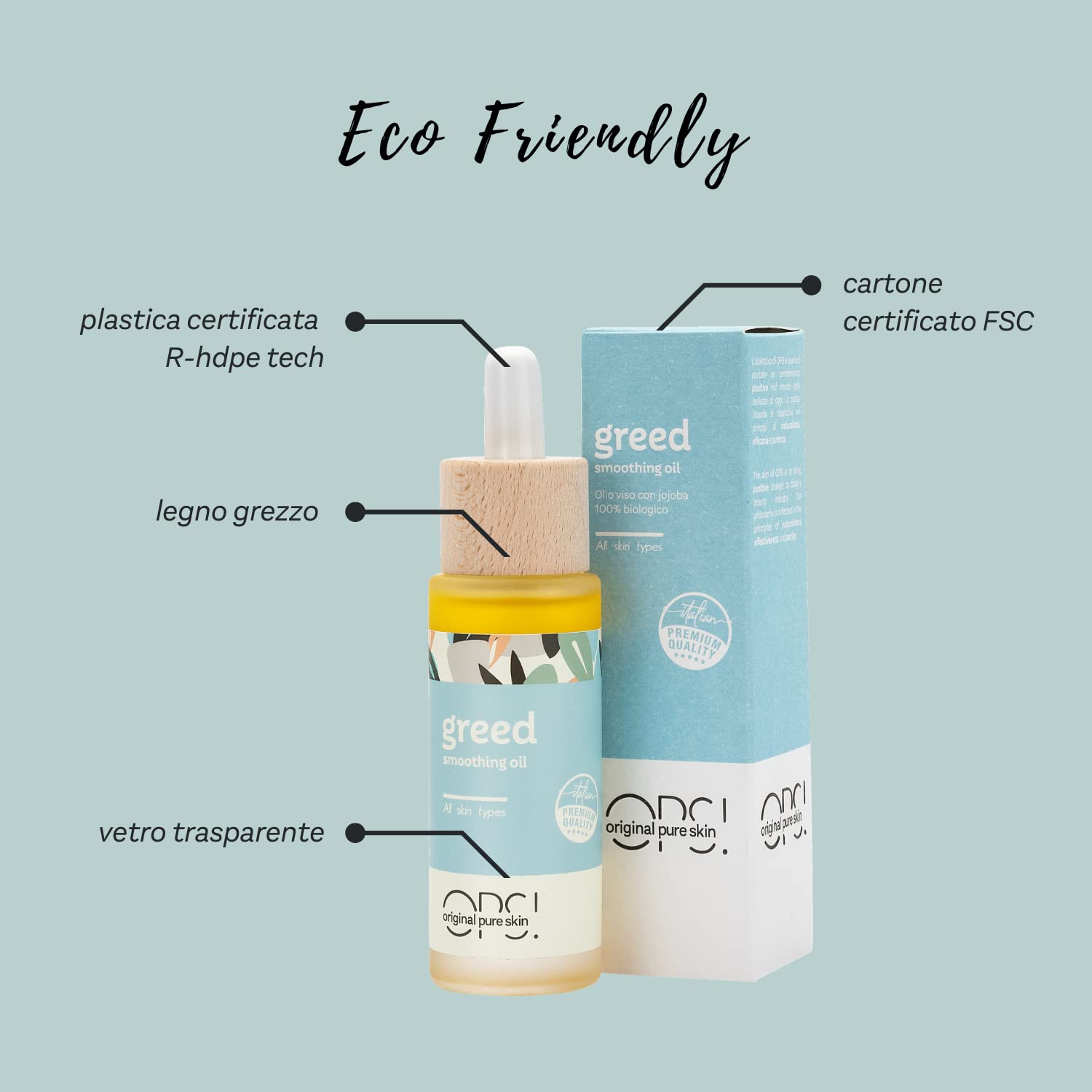 OPS Greed Olio Viso Jojoba 30 ml Illuminante