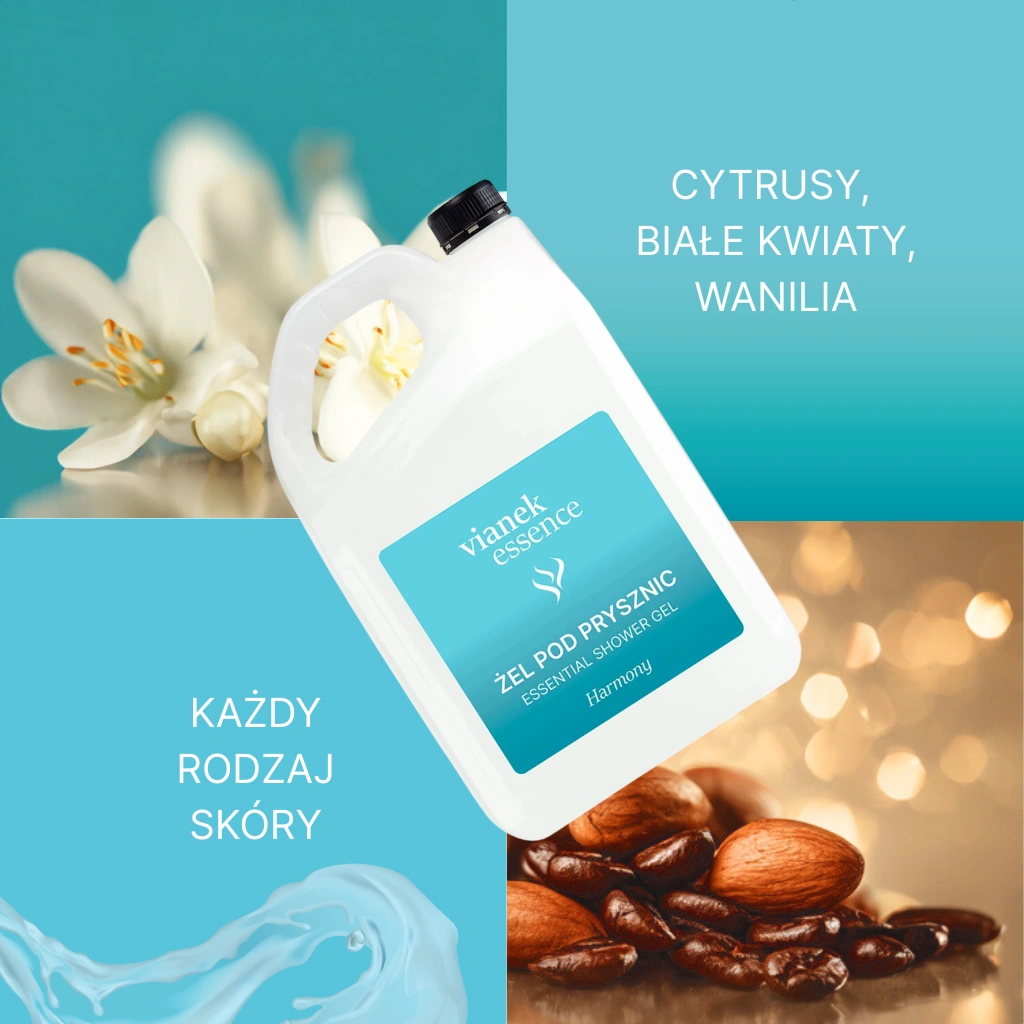 Vianek Essence Harmony Gel Doccia Agrumi e Vaniglia 5L